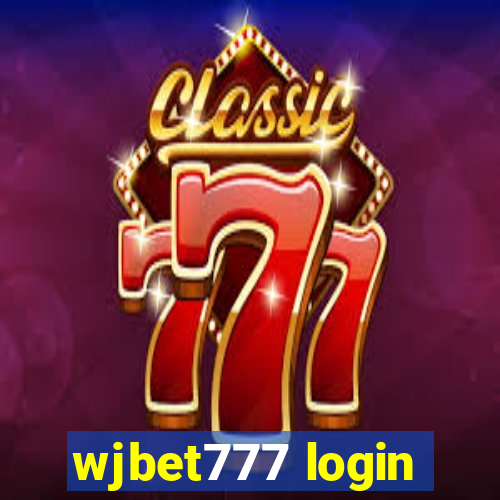 wjbet777 login